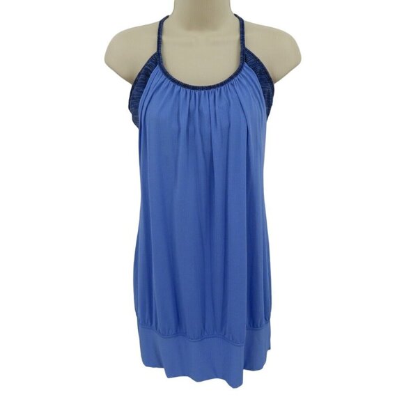 Lululemon Women 10 No Limits Lullaby Wee Are From Space Cadet Blue Tank Top - Picture 1 of 10
